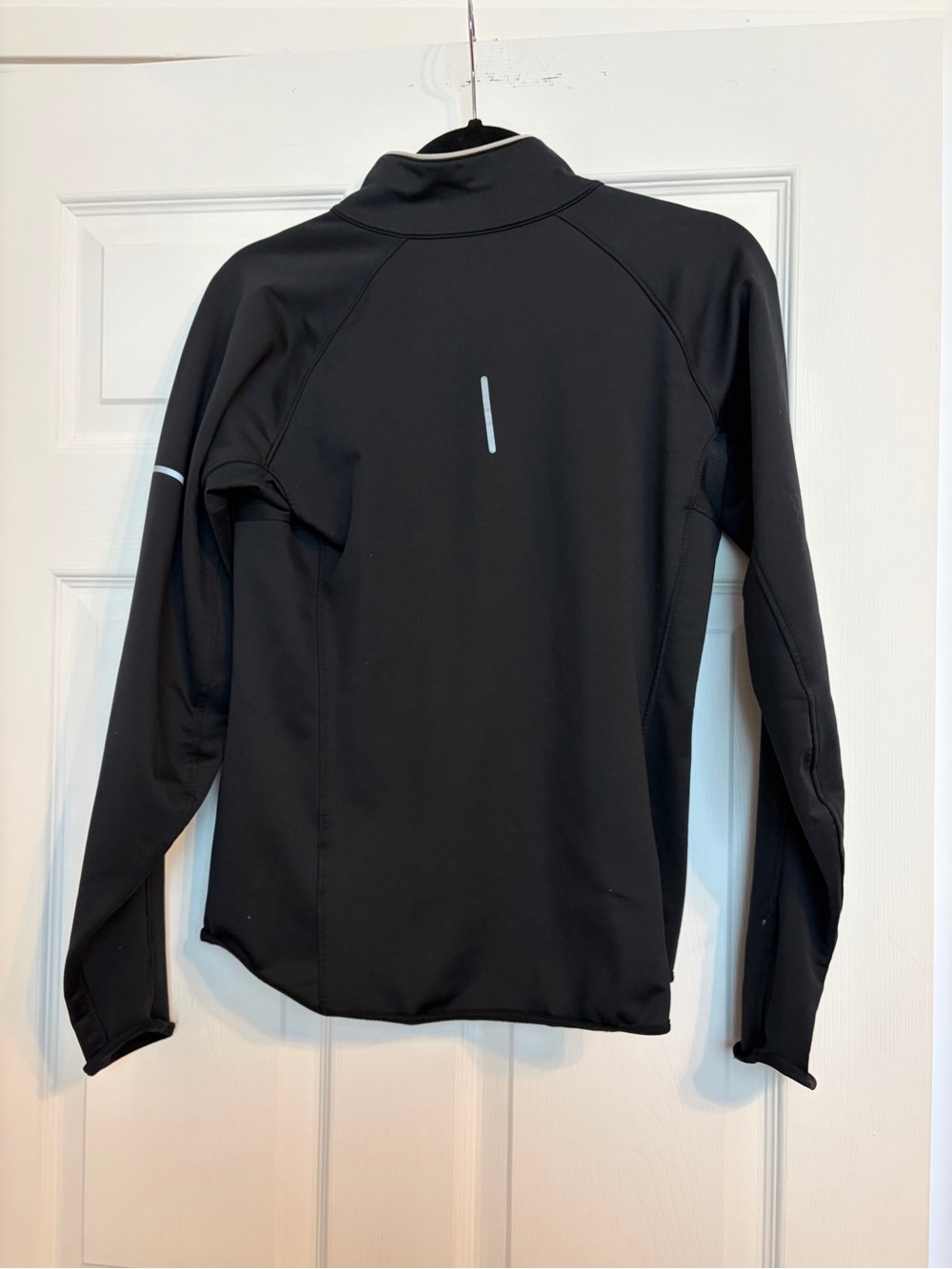 Nike Women's Black Full-Zip Training Jacket with Reflective Swoosh - Picture 3 of 3